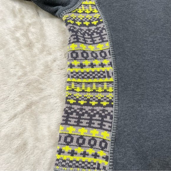 Lululemon Special Edition Fair Isle Scuba Hoodie Jacket Size 6 Green Gray EUC - Picture 3 of 16